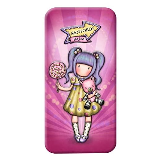 SANTORO Estuche Escolar Metálico Gorjuss Fairground First Prize, 190x90x240 mm