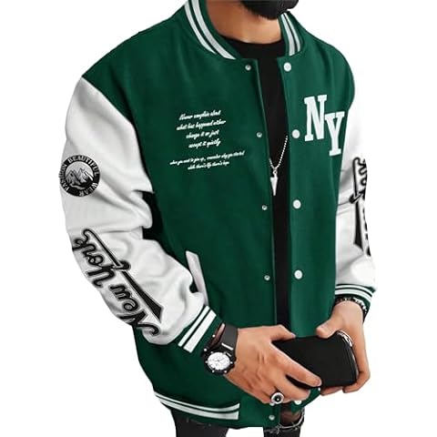 SOLY HUX Men's Varsity Jacket Cover