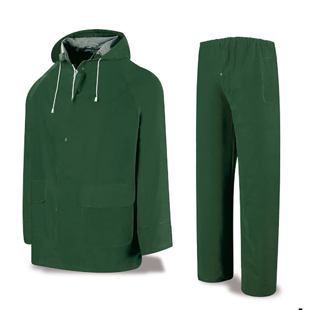 Marque-188 Ta32 Vxxxl Ensemble de Pluie Pvc Vert/Pol 0,32 Xxxl