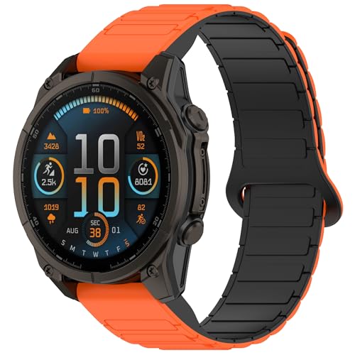 AISPORTS Garmin Approach S70 47mm/S62/S60�p�o���h �V���R�� 22mm �N�C�b�N�t�B�b�g �r���v�o���h ���X�g�o���h �u���X���b�g �����p�o���h Garmin Quatix 7 Pro/7/6/5/D2 Delta/
