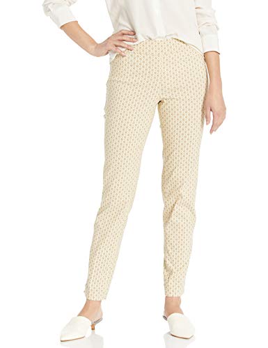 SLIM-SATION Women's Pull Ankle Print, Camel, 16