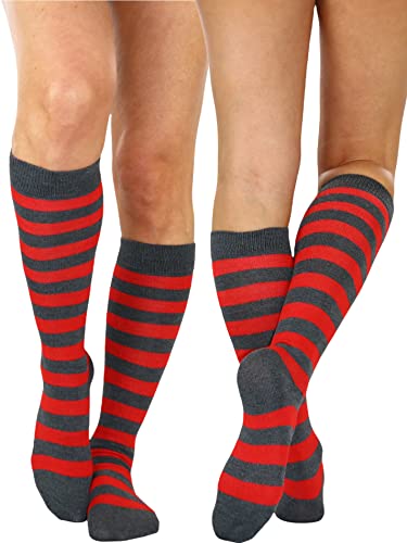 Image of ToBeInStyle Women's Pack of 6 or 12 Knee High Socks