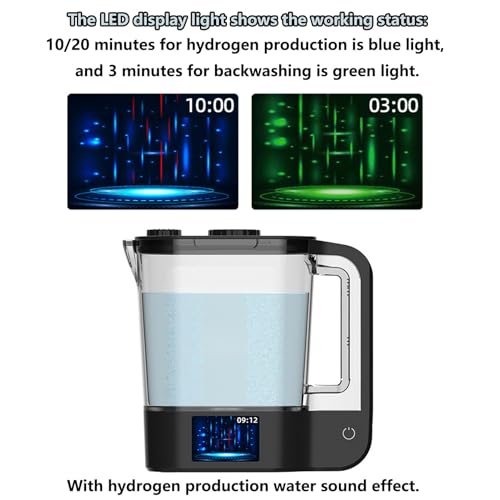 Machine à eau hydrogène moléculaire 2L avec écran tactile LED - 5