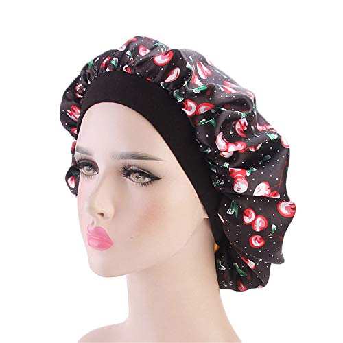 Long Hair Care Women Fashion Satin Bonnet Cap Night Sleep Hat Silk Cap Head Wrap