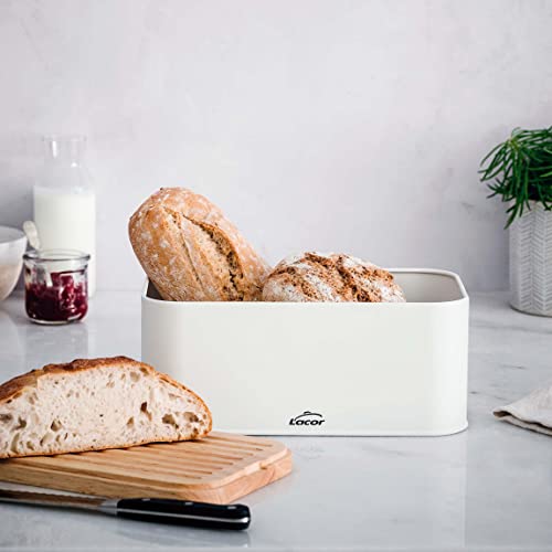 Boîte à pain vintage Lacor avec couvercle planche à découper - 3