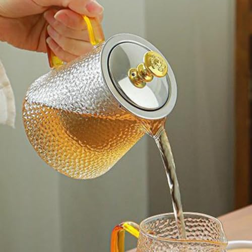 Tetera Kungfu de vidrio para el hogar con capacidad de 400 ml para infusiones 5