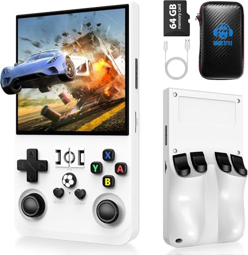 R36 Max Retro Gaming Console, White