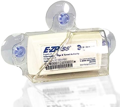 T-Rex EZ Pass/I-Pass Holder for Car, Holds Tightly to Your Car Windshield with 3 Suction Cups, Clear