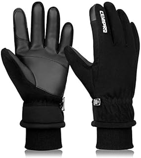 Yobenki Thermal Gloves -20 Ski Gloves Men Women Warm Winter Gloves 3M Thinsulate Snow Gloves Windproof Touch Screen Gloves for Skiing Snowboarding Shoveling Cycling Driving Hiking
