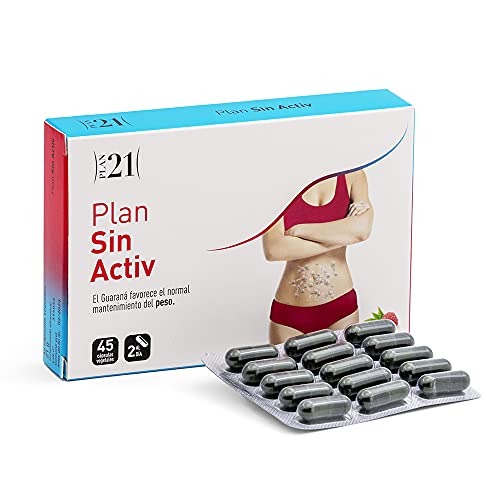 En Oferta Plameca - Plan Sin Activ, Ayuda A Acelerar El Metabolismo, A Quemar Grasas Y Eliminar Toxinas, Con Vitamina C, Hierro, Cetonas De Frambuesa, Té Rojo, Cola De Caballo Y L-Arginina - 45 Cápsulas Veget