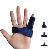 Trigger Finger Splint,Adjustable Finger Support Brace Bonus Fastening Tape for Alleviating Finger Locking,Popping,Bending,Stiffness,Tendon Release and Pain Relief from Stenosing Tenosynovitis