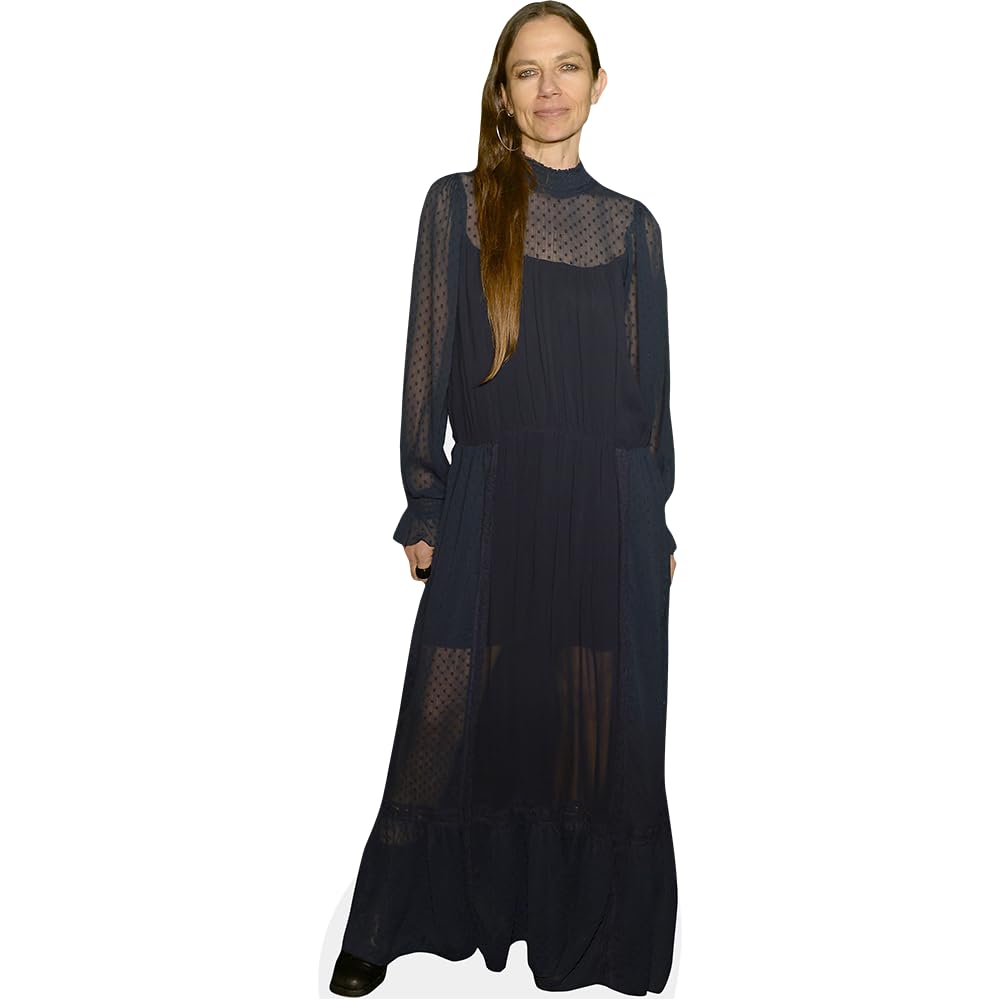 Justine Bateman (Black Dress) Mini Size Cutout