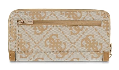 Porte-monnaie GUESS Audrey chic bicolore à fermeture éclair intégrale