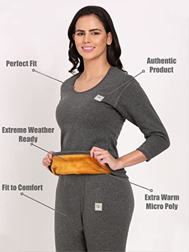 Image of Womens Thermal Gold Set (Upper+Lower)