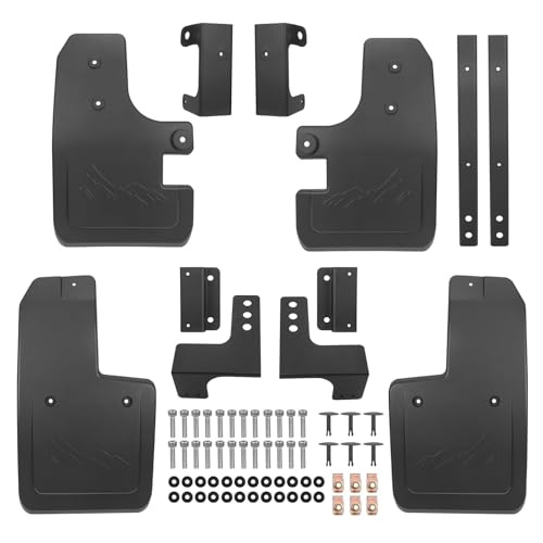 Image of Mud Flaps Splash Guards Compatible with Bronco 2 /4-Door Accessories 2021-2026 No Punching Required Mudguards Accessories 4pcs (NOT for Sport)