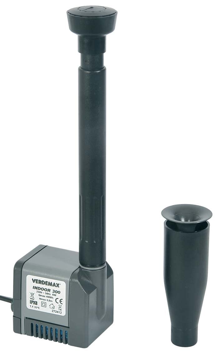 Verdemax 8736 - Pompa 300 L / H Interni Con Giochi D'Acqua