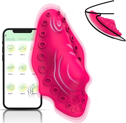 Wearable Vibrate Under wear with Controller Remote Silent Control Vibratoer for Women Clitiors Toys Squirt Vibratoar for Woman Vibrate Panties Remote Control Vibrations RD02，rosered3