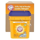 Arm & Hammer powder laundry detergent, crisp clean, 18 lb pail