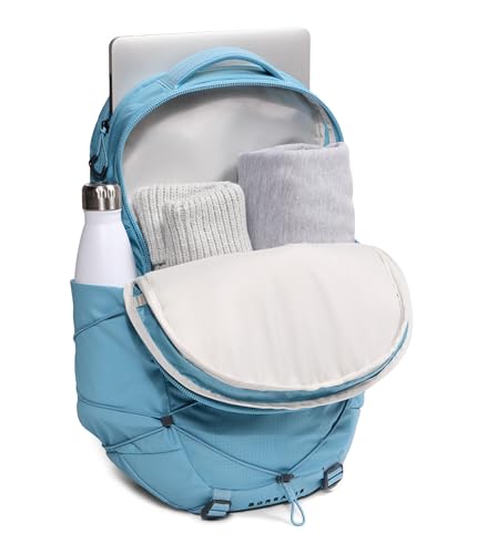 Image of The North Face Women's Borealis Commuter Laptop Backpack - Everyday Travel Bag, Laptop Sleeve, Reflective Details, Pale Teal, One Size
