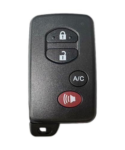 Smart Key for Toyota Prius 2010-2015， YIKEBALOG 4-Button Remote Key