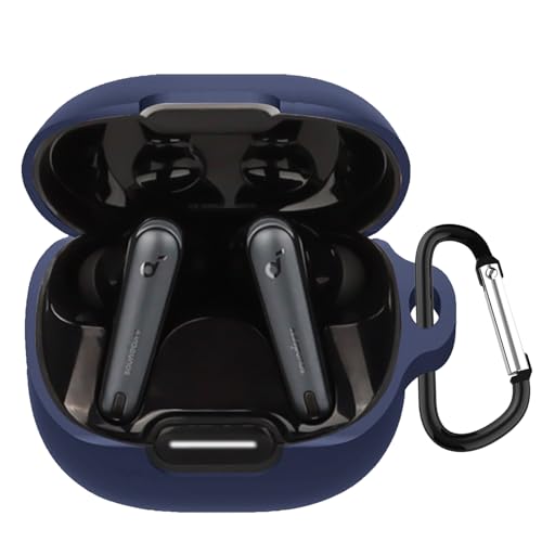 For Anker Soundcore Liberty 4 NC �P�[�X�yDKEYIT�z�V���R�[���P�[�X Anker Soundcore Liberty 4 NC �ی�J�o�[ �����[�d�\ �S�ʕی� �h�� �h�o �y�� �J���r�i�t�������h�~ �L�Y�h�~ �ϏՌ�