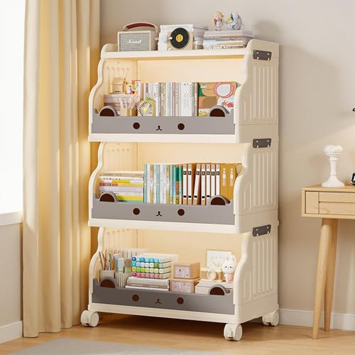 Roqao �G�{���b�N �q���p�{�I 3�i ����������[ ��e�� �܂肽���ݎ� �ȃX�y�[�X �y�� ��� �X���� �V���v�� ������� �L���X�^�[�t�� �G�{�I ��������I �q������ ���[���b�N �x�r�[�u�b�N�P�[�X ���u�� ���^ 53×31.5×93cm