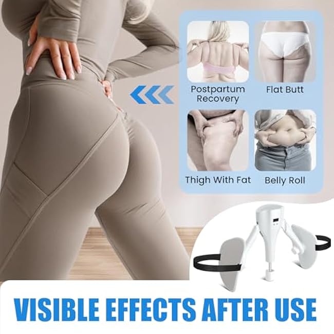 Thigh Exerciser - Adjustable Thigh Exerciser for Women & Men, Pelvic Floor Exercise Devices, Kegel Exerciser, Easy to Use at Home, Office, Travel, Gym