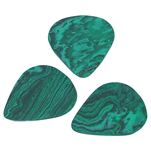 Médiators de guitare en malachite, 3 pièces médiators de guitare en malachite médiators épais médiators de guitare… - Les Beatles, Paul McCartney, John Lennon, RIngo Starr, George Harrison Médiators de guitare en malachite, 3 pièces médiators de guitare en malachite médiators épais médiators de guitare… – Image 4