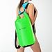 Leader Accessories New Heavy Duty Vinyl Waterproof Dry Bag for Boating Kayaking Fishing Rafting Swimming Floating and Camping (Green, 55L)