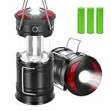Mos LED Camping Lampe LED Camping Laterne Tragbar Faltbare Notfallleuchte für Angeln Wasserdicht und Winddicht für Wandern Camping Notfall Hurrikan Stromausfall