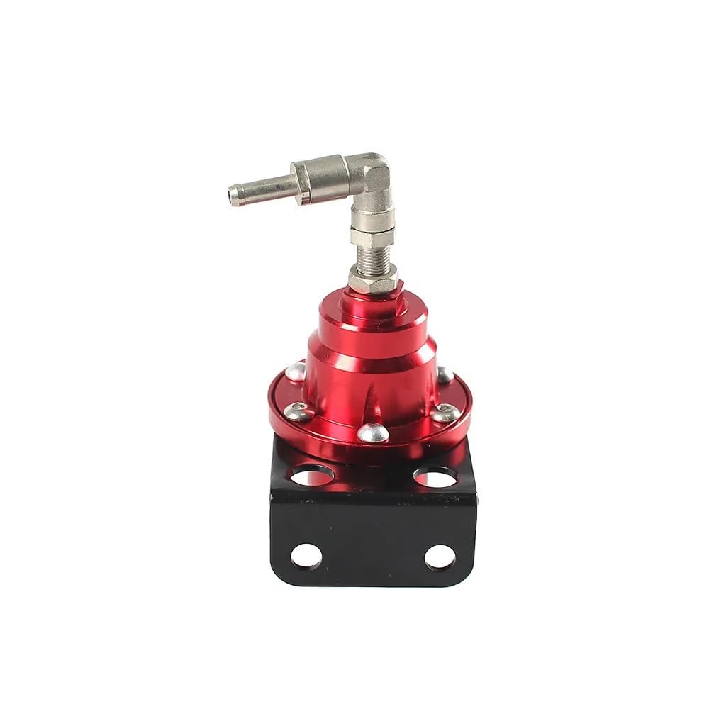 Aluminiowy Regulowany Regulator Ciśnienia Paliwa Z Zestawem Wskaźników Montaż Pojazdu Regulacja Doładowania(Red)