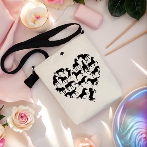 Lywjyb Birdgot Horses Riding Crossbody Bag Horse Animal Gift Pony Lover Merch Horses Riding Coach Gift4