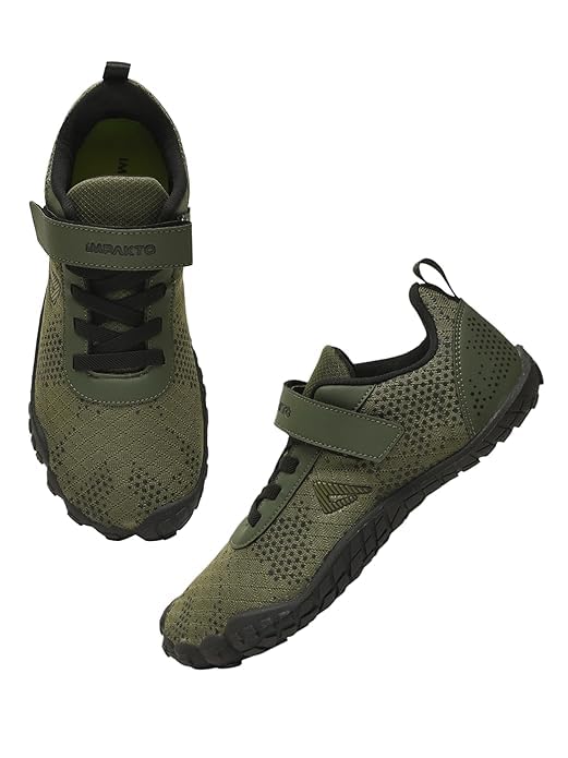 Impakto Barefoot Rooted Wide feet Shoes for Men | Lightweight Running & Training Shoes with Soft Sole & Superior Grip | Running, Jogging Regular Gym Shoes for Men