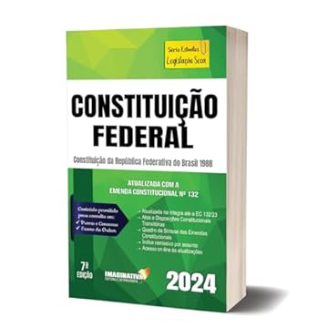 Capa do livro Constituição Federal 2024: Atualizada Até Ec 132