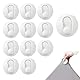 12 Stück Bettdeckenhalter, Quilt Single Clip, Bettdeckenhalter Baby, Bettdeckenbezug Clips, Keine Nadel rutschfest Quilt Clips, für Bettwäsche, Vorhänge, Socken, Handtücher, 2 Aufbewahrungsbox