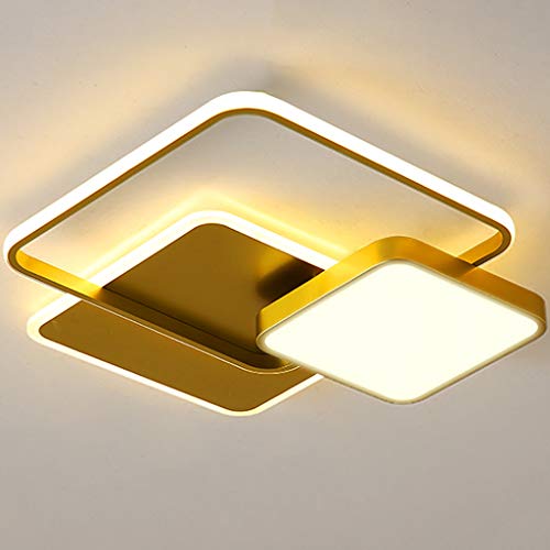 Preisvergleich Produktbild Modern Deckenlicht LED Kinderzimmer Deckenleuchte Dimmbar Mit Fernbedienung Jungen Mädchen Schlafzimmer Deckenlampe Wohnzimmer Pendelleuchten Light Schlafzimmer Innen Beleuchtung Leuchten (Golden)