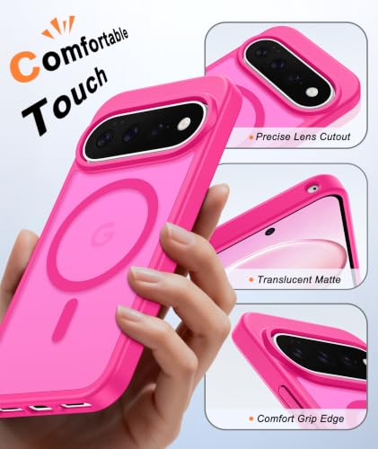 Image of FNTCASE for Google Pixel 11 Pro XL Case Hot Pink: Fit for MagSafe