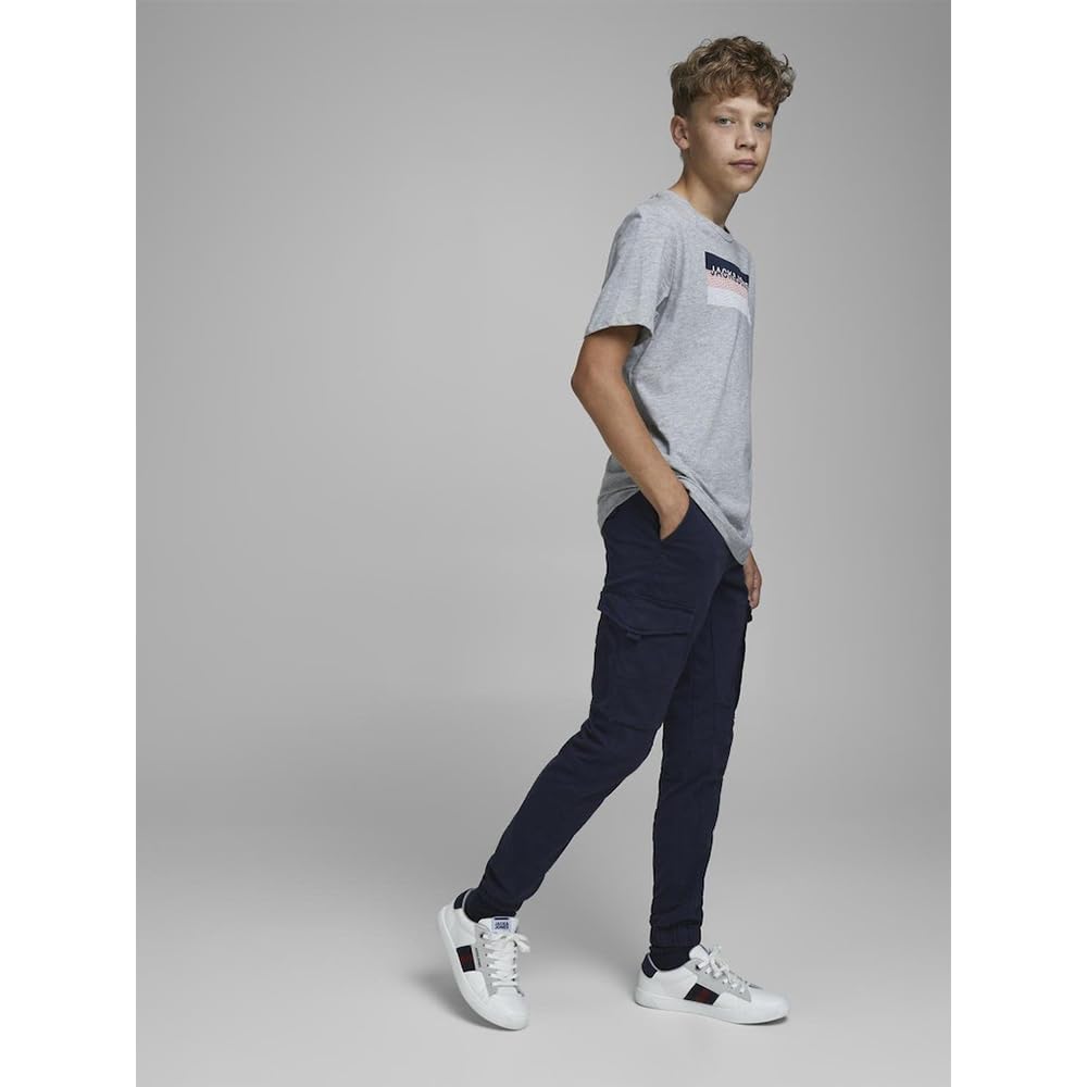 JACK & JONES Junior Paul Flake Homme Cargo Noir