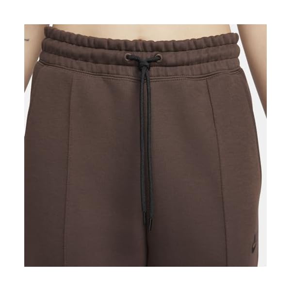 Nike Sportswear Tech Fleece Women's Mid-Rise Joggers (US, Alpha, Large, Regular, Regular, Baroque Brown/Black) - Image 4