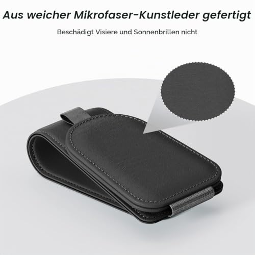 Sotfamily Magnetischer Brillenhalter für Auto Sonnenblende, 2 Stück – Ansicht 5