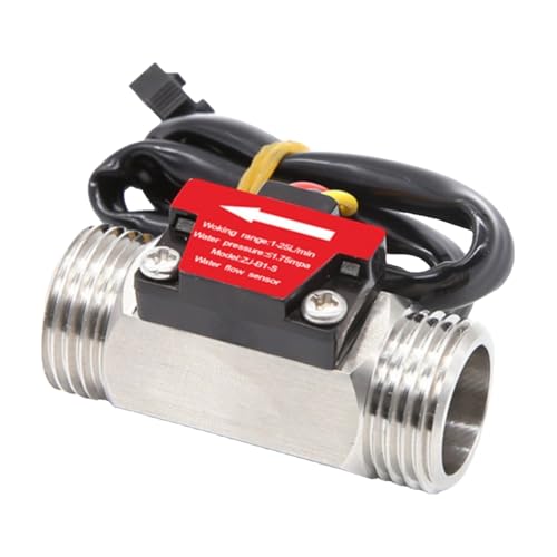 Interruptor sensor de flujo de agua en acero inoxidable de 1/2 pulgada modelo B1