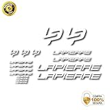bicis lapierre Vinilos de la mas alta calidad, vinilos ORACAL. La impresión se realiza en ORACAL 3651, vinilo polimérico. Adhesivo 3M de la máxima calidad.