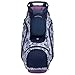 Sun Mountain Women's Diva Lightweight Cart Golf Bag 14-Way Top - 8 Pockets, Smart Dual Strap System, Push-Electric-Riding Cart Compatible Compression Base, 2025 Model - Navy-Navy Flower