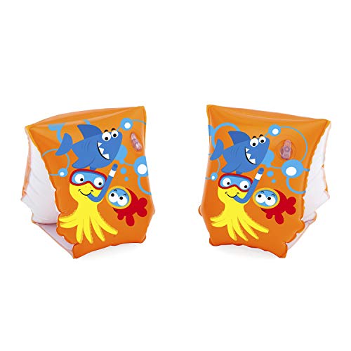 Bestway Brazaletes Flotadores De Peces Para Niños, Ayuda A La Natación (32043)