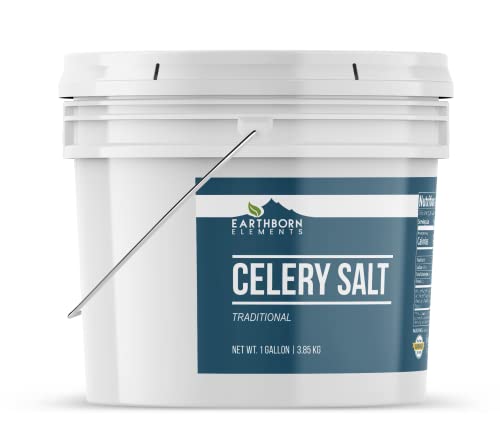 Earthborn Elements Celery Salt 1 Gallon Bucket, Bold & Fresh, Traditional Seasoning #TOP1