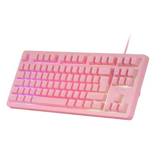 MCP-RGB3, Pack Gaming Tastiera RGB + Mouse 3200 DPI + Cuffie Over-Ear + Tappetino XXL, Rosa, Lingua Portoghese - Tastiera gaming - Immagine 3