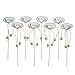 Produktbild SIDCO Kräuterstecker Holz 8 x Kräuterschilder Kräuter Pflanzschilder Pflanzenstecker