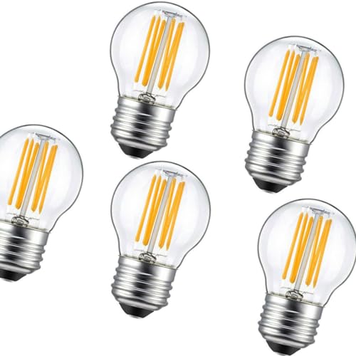Image of WERFACTORY LED E26 Base 6W Bulb Warm White 2700K for Tiffany Lamp (6 Pack)