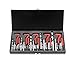HORUSDY 131Pc Thread Repair Kit, HSS Drill Helicoil Repair Kit SAE，1/4" 5/16" 3/8" 7/16" 1/2"