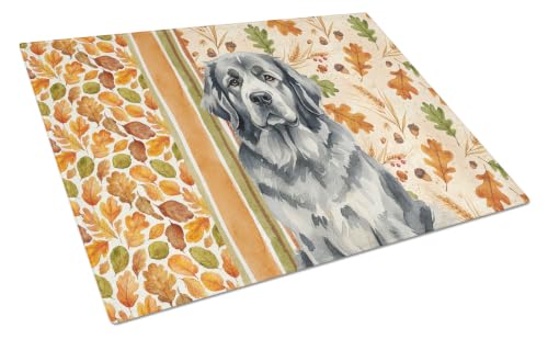 Caroline's Treasures Newfoundland Dogs Decorative Glass Cutting Board